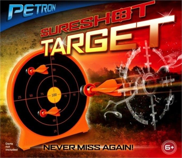 Petron Toys Petron Sureshot Toy Sucker Target Practice Black/Orange 6+