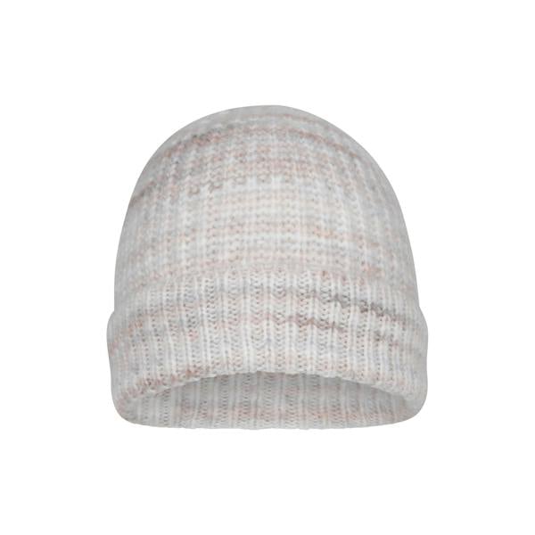 Mountain Warehouse Womens/Ladies Space Dye Faux Fur Lined Beanie - Cream - 