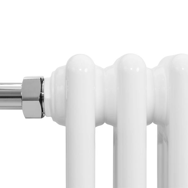 Monstershop Traditional Heated Towel Rail Radiator – 950mm x 480mm  – White