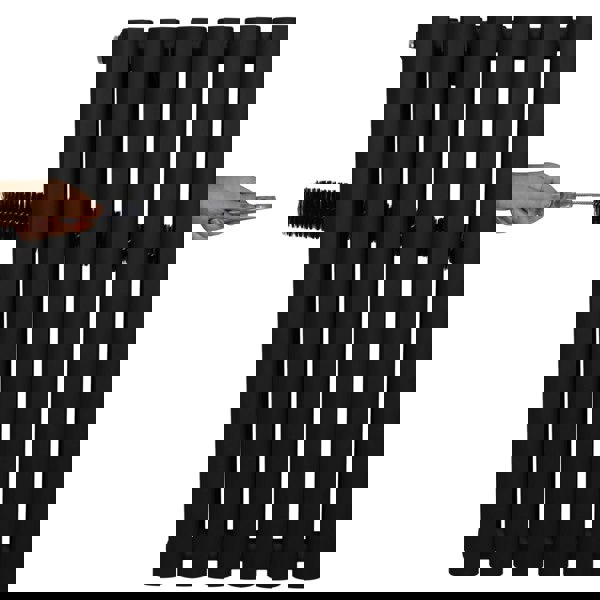 Monstershop Oval Column Radiator – 600mm x 1200mm – Black