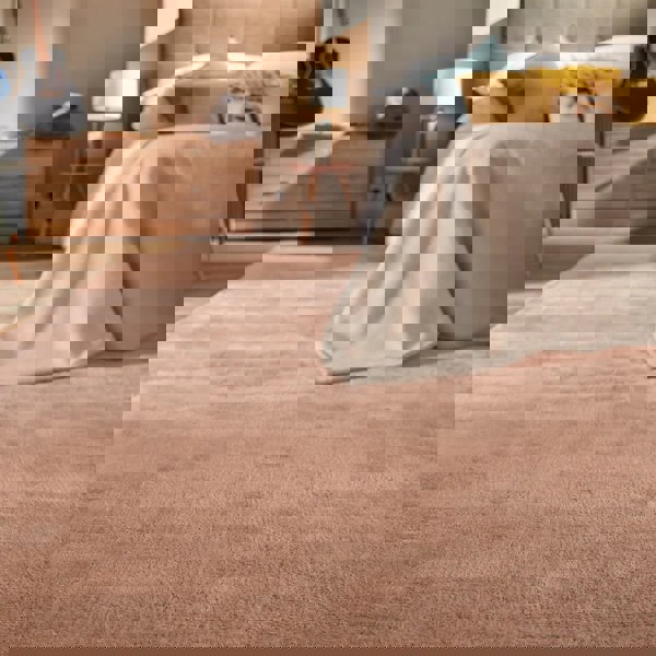 Rug Guru Hush Coral Pink