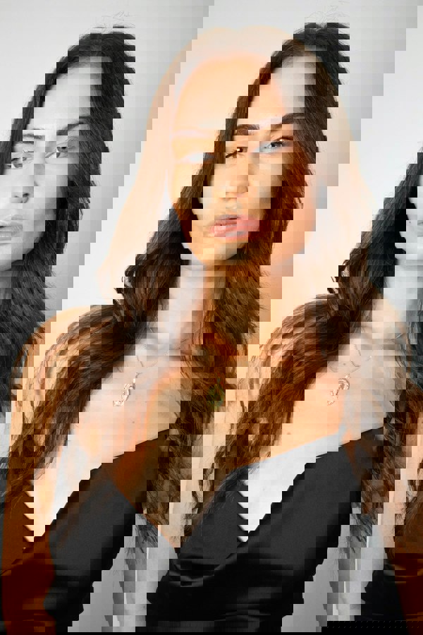 SVNX Virgin Mary Pendant Necklace in Gold Colour