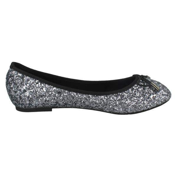 Anne Michelle Ladies Anne Michelle Glittery Ballerina Shoes