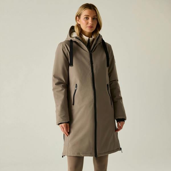 Regatta Womens/Ladies Waterproof Insulated Jacket - Mocha/Light Vanilla - 