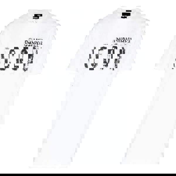 Dsquared Spray Icon print T-Shirt   in  White
