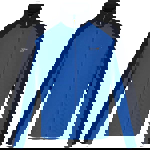 Regatta Great Outdoors Mens Hedman II Two Tone Full Zip Fleece Jacket - Oxford Blue/Navy