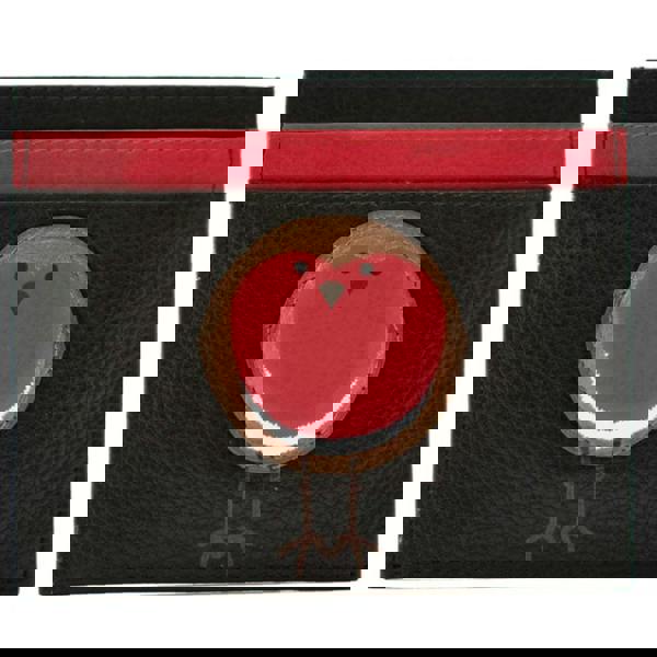 Mala Leather Bobbie Robin Bird RFID Card Holder with Zip