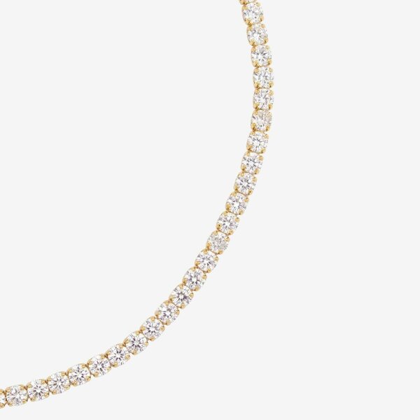 Uchi & Soto Shikaku Gold Stone Tennis Necklace