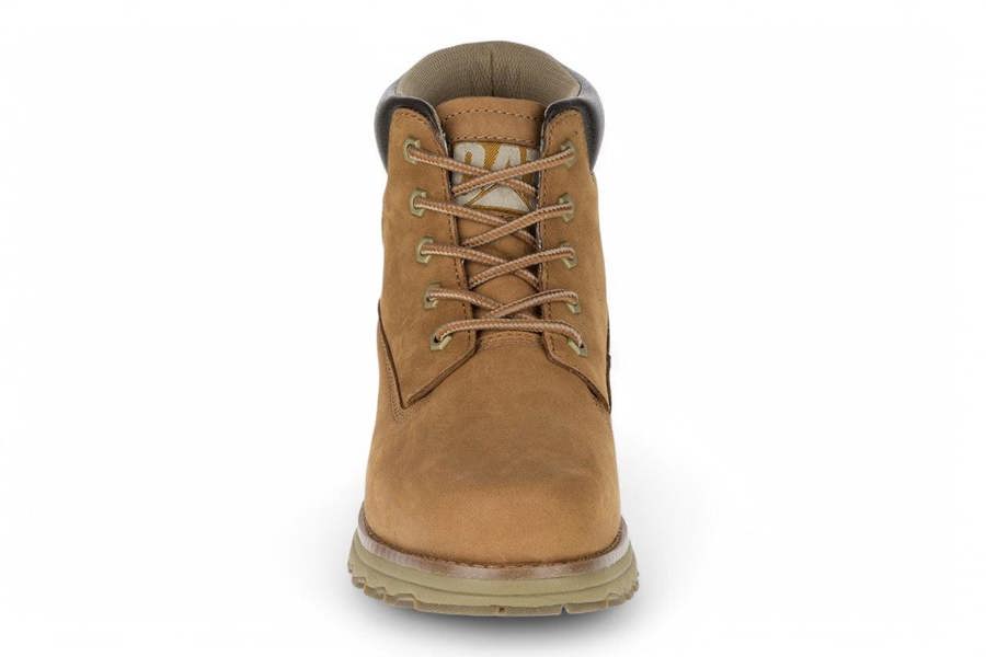 Caterpillar CAT (Caterpillar) Men's Founder Brown Leather Everyday Ankle Boots