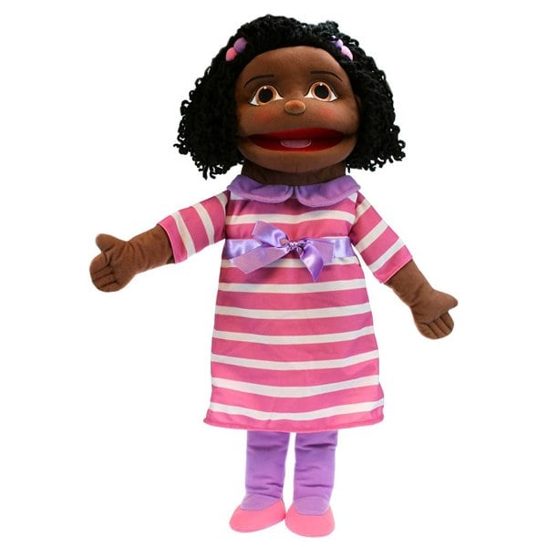 The Puppet Company People Puppet Buddies: Medium Girl (Pink Outfit)