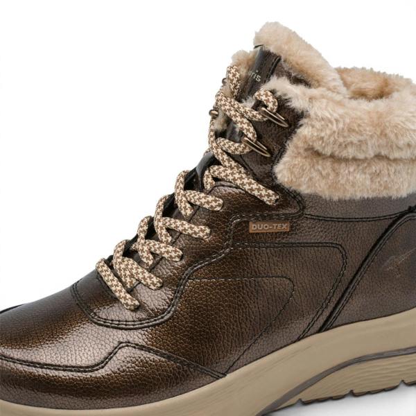 Tamaris Women’s Brown Warm Winter Waterproof Lace-up Ankle Boots - 26278-45