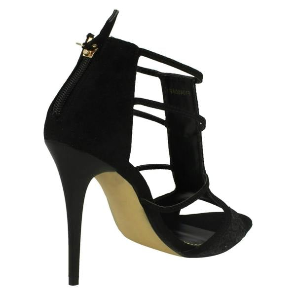 Anne Michelle Ladies Anne Michelle Ankle Heel With Zip Fastening
