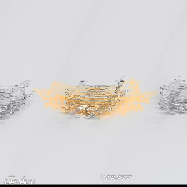 butterfly hair clip gold