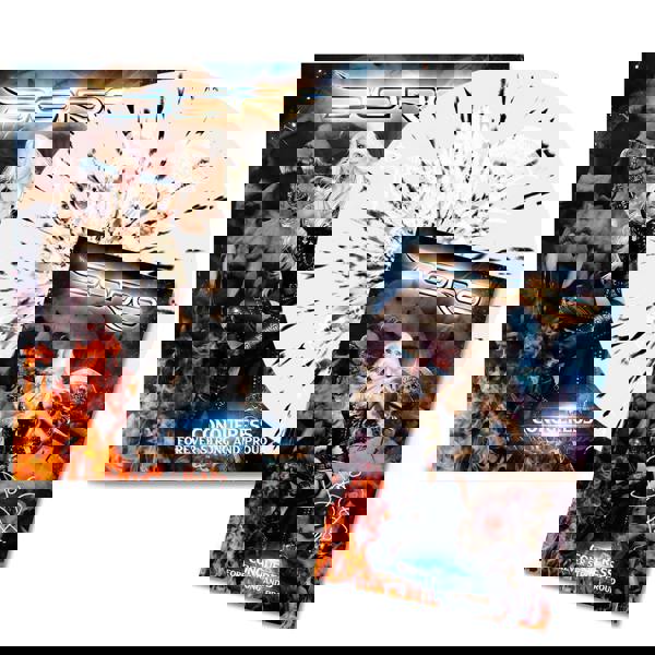 Doro 'Conqueress - Forever Strong And Proud' - 2LP White Black Splatter w/ EYESORE EXCLUSIVE SIGNED PHOTO CARD