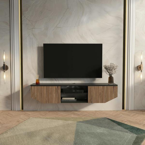 Decorotika Hera Modern Tv Stand TV Cabinet for TV's up to 65"
