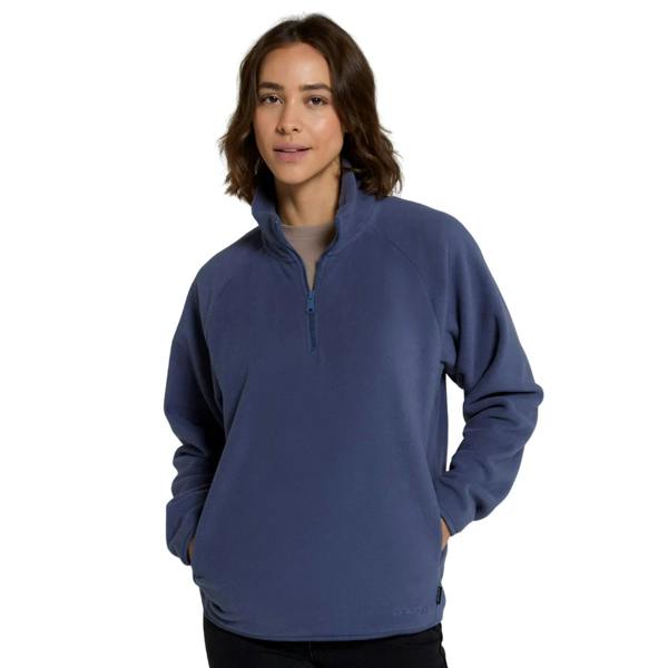 Animal Womens/Ladies Stockholm Half Zip Fleece Top - Navy