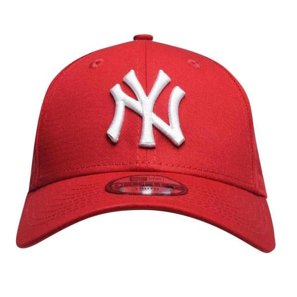 New Era Childrens/Kids 9Forty Cotton Baseball Cap - Scarlet Red/White - 