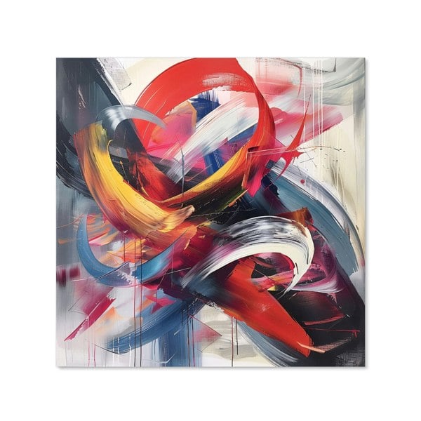 Warren Reed - Designer Swirling Symphony Of Colours Kitchen Splashback