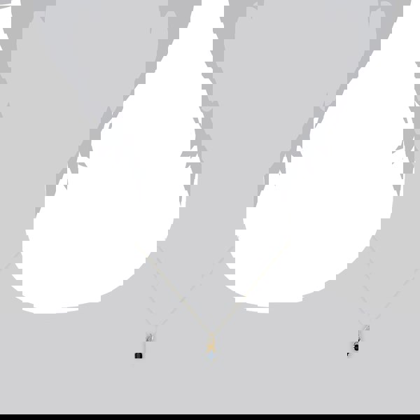 135P1573049 Classic Oval Sapphire & Diamond Pendant in 9ct Yellow Gold 3