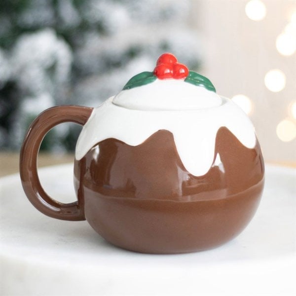 Serano Christmas Pudding Shaped Mug