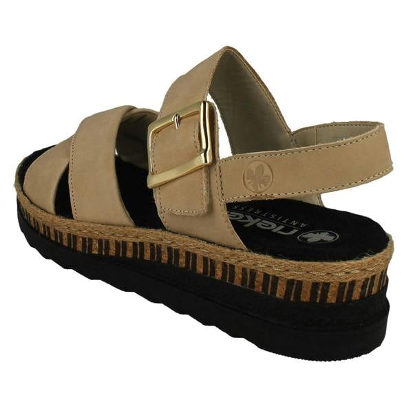 Rieker Womens Rieker Hook And Loop Sandals V7951