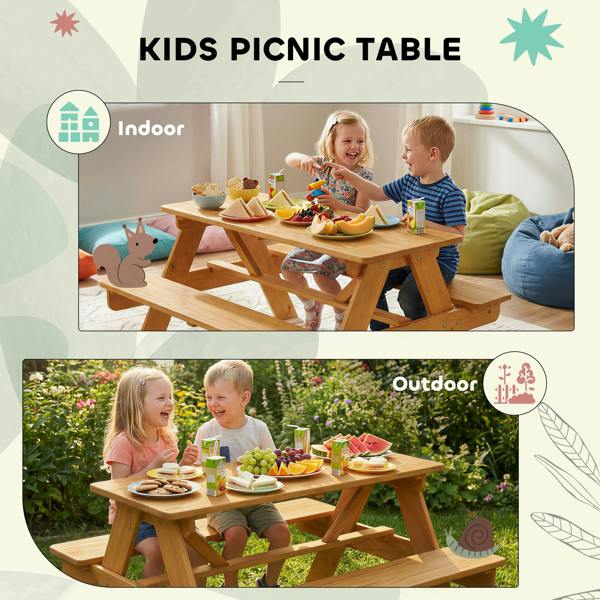 Kids Garden Table and Chair Set