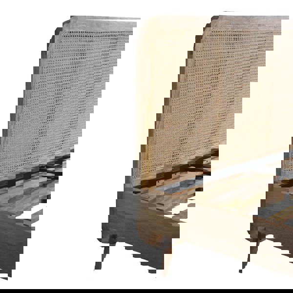 Artisan Furniture Solid Wood Rattan Bed