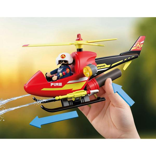 Playmobil Firefighting Helicopter - 72196 Playset