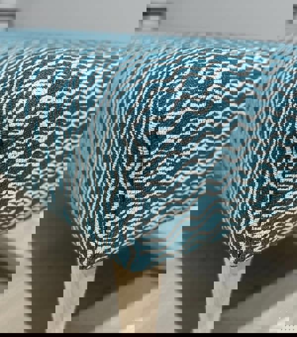 ISTOOLS Premium Pattern Fabric Ottoman Footstool Pouffe – UK Handmade