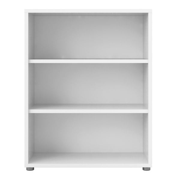 Furniture To Go Prima Bookcase 2 Shelves in White