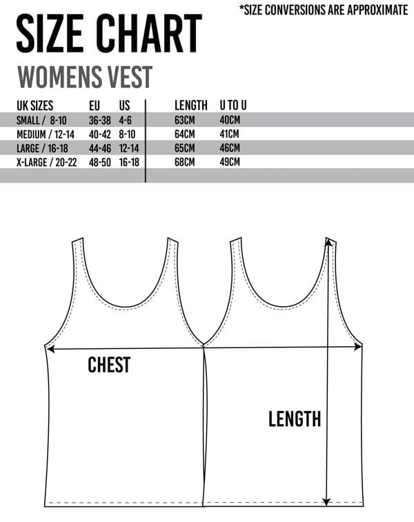 Vanilla Underground The Stone Roses Womens White Logo Vest