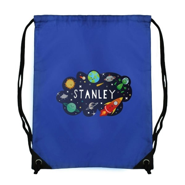 Personalised Memento Company Personalised Space Blue Kit Bag