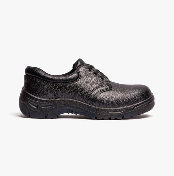 Grafters M530A Mens Leather Safety Shoes Black