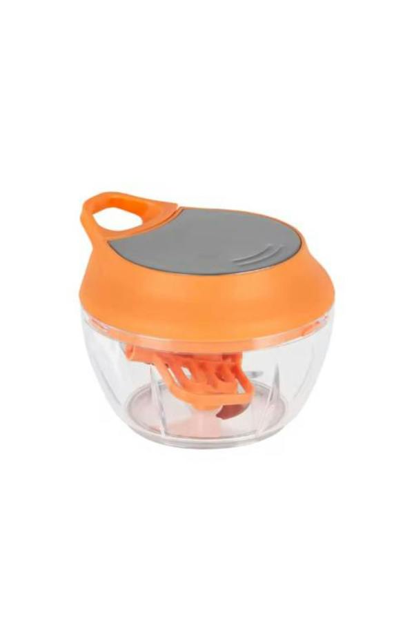 Dyzi Mini Food Chopper Garlic Mincer Manual Kitchen Tool Orange