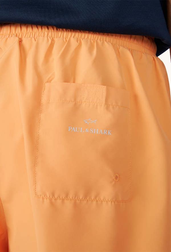 Paul & Shark Portofino Swimwear with Reflective Logo Print