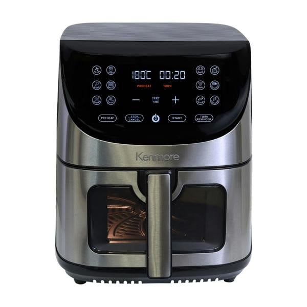 Kenmore 7.8L Air Fryer Family Size Digital Air Fryer with Touchscreen, 12 Presets & Timer