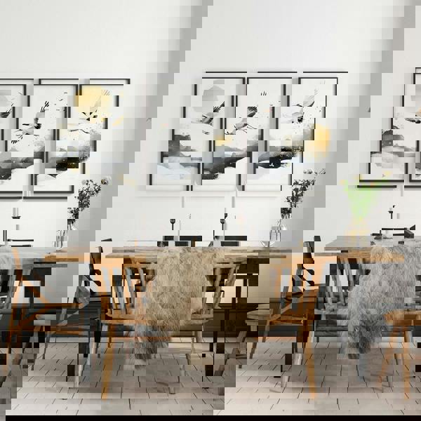 Art For Huge Wall | Set of 3 Asian Inspired Wall art Prints