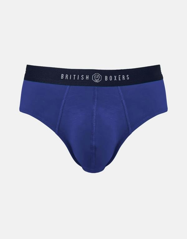 British Boxers Three-pack Men's Cotton Briefs – Summertime Blues