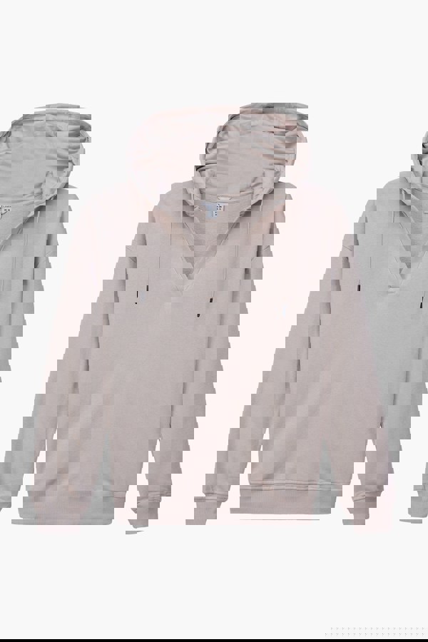 ENORSIA Womens V-Neck Drop Shoulder Hoodie