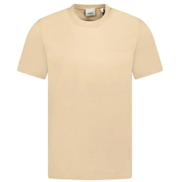 Burberry Monotone Logo Beige T-Shirt L