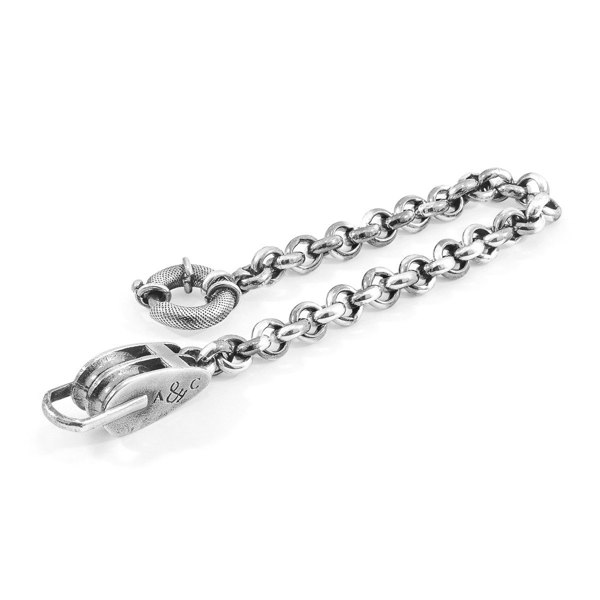 Anchor & Crew Tyne Mooring Silver Chain Bracelet