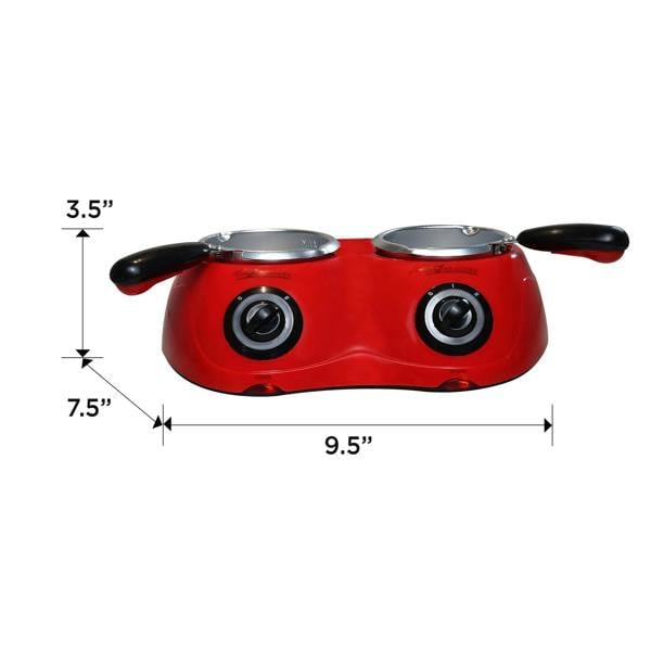 Total Chef Chocolate Melting Pot  500g Electric Fondue Set for Candy Making, Dipping & Desserts