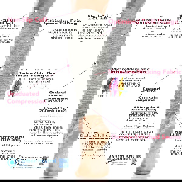 Calf Support Compression Sleeves for Shin Splints (20-30 mmHg / Class 2) (Pair) - aZengear