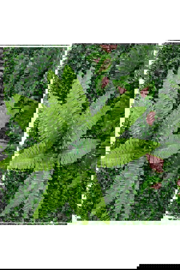 Living and Home 40cm x 60cm Artificial Mixed Plant Wall Panel Hedges