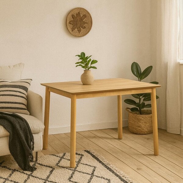 Wyld Haus Quietwood Rectangular Oak Dining Table