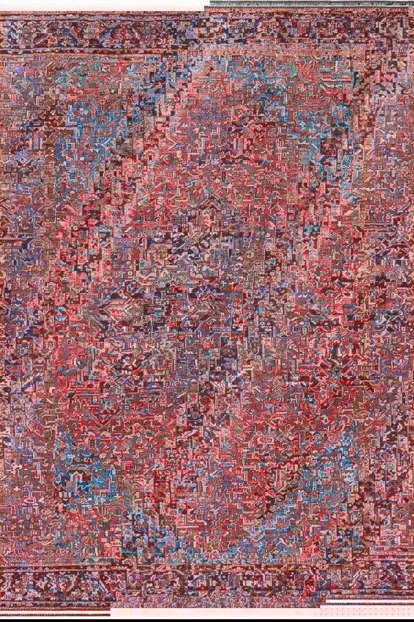 The Rugs Oriental Amata Rug - Vintage Red Medallion Design