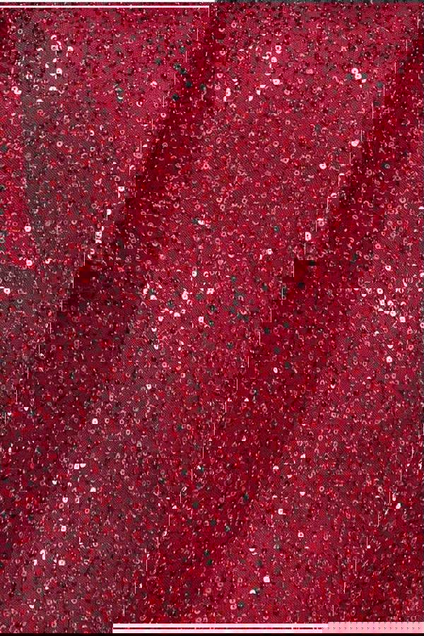 Sequin Flutter Sleeve Maxi - Wine DR4021