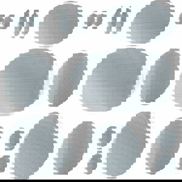 Silver Grey Puffer Jacket Repair Patches | Waterproof, Pre-Cut, Self-Adhesive, Tear-Resistant (11 Pieces)