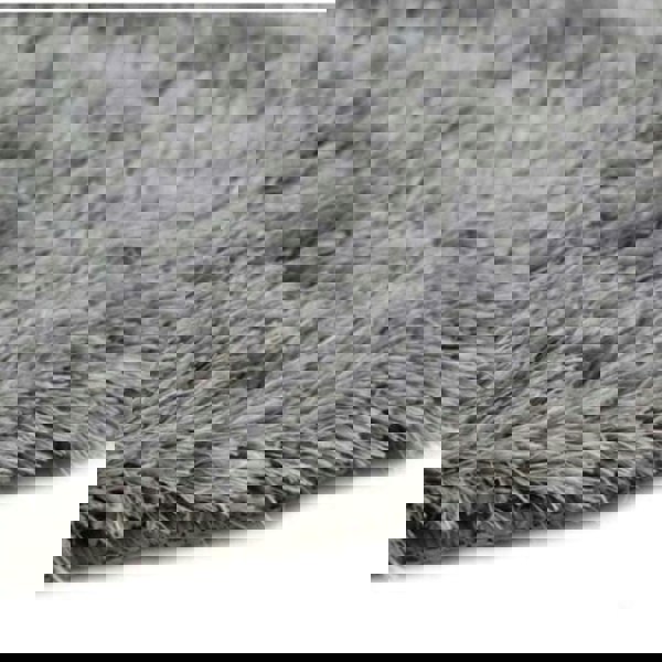 Machine Washable Shaggy Rug Plain Design in Grey – The Rugs