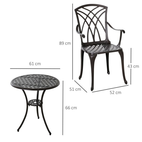 Outdoor Bistro Set